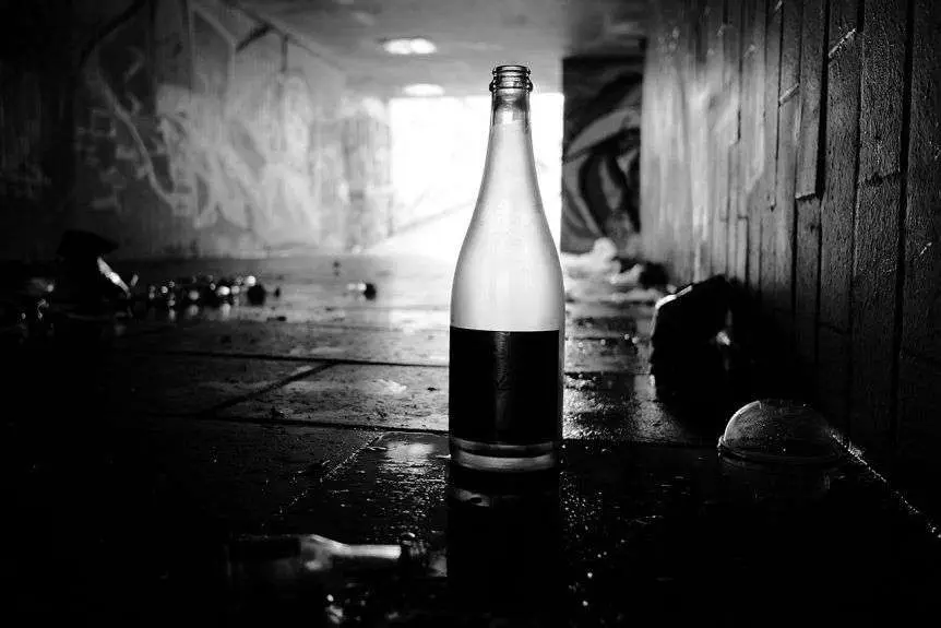 Alcohol Abuse & Pancreatitis 1 bottle of alcohol in the street